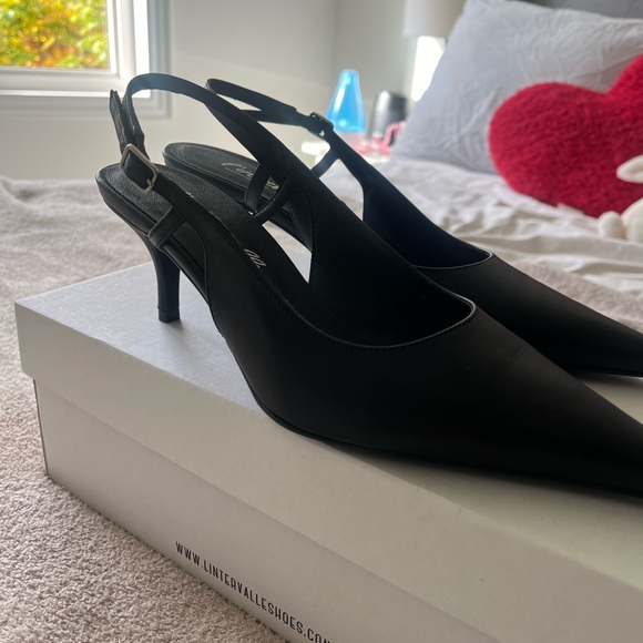 Intervalle black kitten heels - Picture 2 of 5